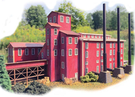 Elkton Creek Smelter -- Laser-Cut Wood Kit - 13-1/4 x 8 x 5-1/2"  33.7 x 20.3 x 14cm-2