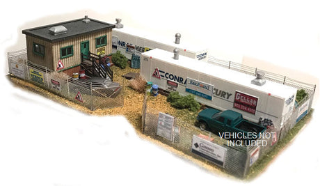 Job Site - Trackside Series -- Laser-Cut Kit - 7-3/4 x 4-1/2 x 1-1/4"  19.7 x 11.4 x 3.2cm
