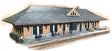 Lines West Station -- Laser-Cut Kit - 9-3/4 x 3-1/2 x 2-1/2"  24.8 x 8.9 x 6.4cm