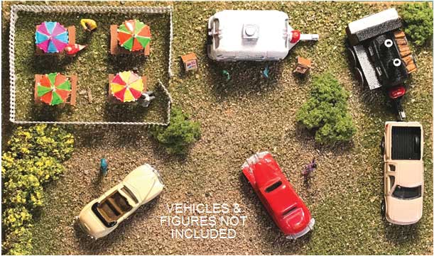 Roadside Eats - Kit -- Smoker and Concession Trailers, Scenery Details (unpainted metal parts)-3