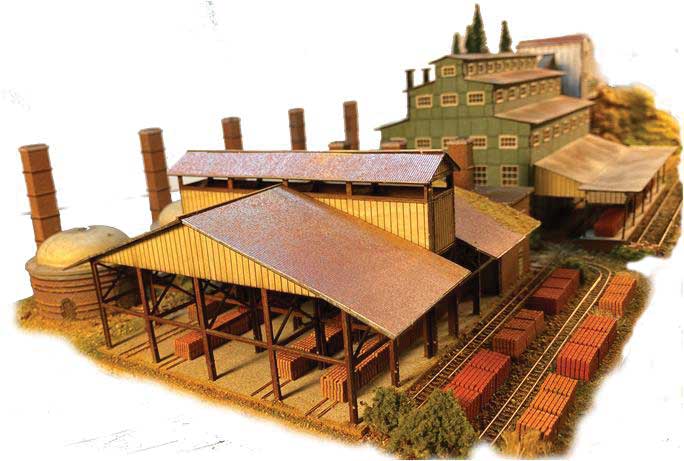 C & H Brick & Block Company -- Laser-Cut Wood Kit - 22 x 10 x 4" 55.9 x 25.4 x 10.6cm-1