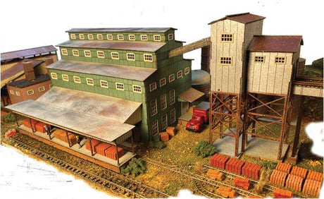 C & H Brick & Block Company -- Laser-Cut Wood Kit - 22 x 10 x 4" 55.9 x 25.4 x 10.6cm-3