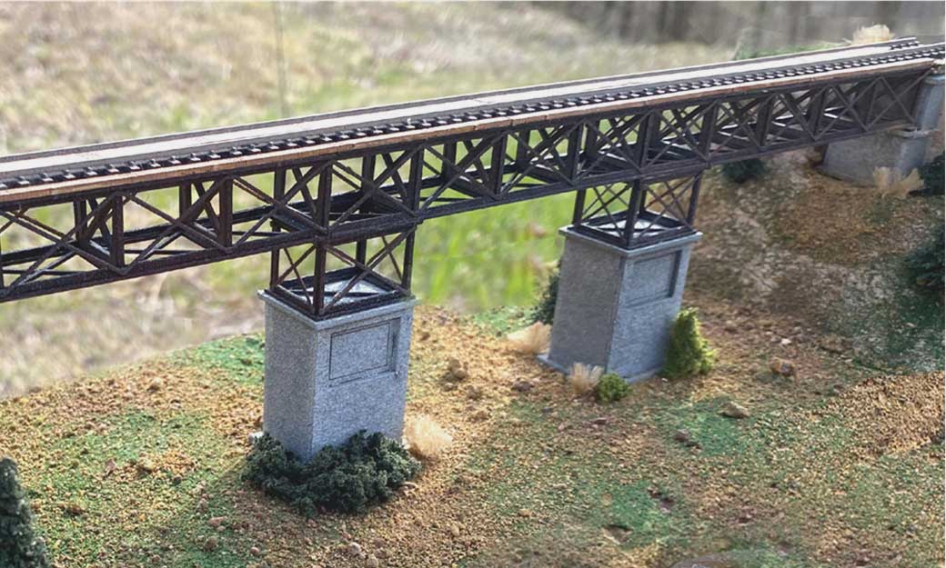 Sherwood's Bridge -- Laser-Cut Kit - 9"  22.9cm Span, 2 Abutments, 1 Pier-2