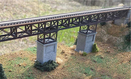 Sherwood's Bridge -- Laser-Cut Kit - 9"  22.9cm Span, 2 Abutments, 1 Pier-2