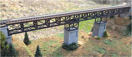 Sherwood's Bridge Base & Expansion Kit Set -- Laser-Cut Kit - 9"  22.9cm & 5" 12.7cm Spans, 2 Abutments, 2 Piers-1