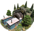 Barnesville Tunnel with Ventilator House -- Laser-Cut Kit - 5-1/2 x 3-1/2 x 2-1/4" 14 x 8.9 x 5.7cm-1