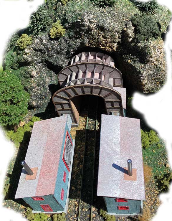 Barnesville Tunnel with Ventilator House -- Laser-Cut Kit - 5-1/2 x 3-1/2 x 2-1/4" 14 x 8.9 x 5.7cm-4