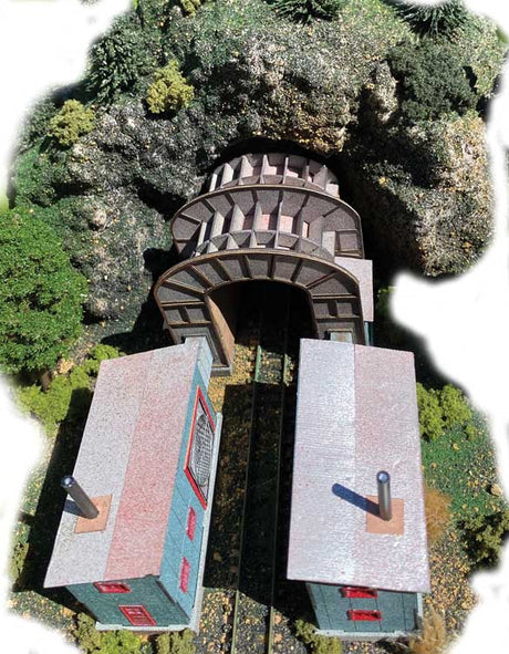 Barnesville Tunnel with Ventilator House -- Laser-Cut Kit - 5-1/2 x 3-1/2 x 2-1/4" 14 x 8.9 x 5.7cm-4
