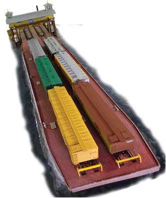 Laser-Cut Wood Kit -- The Hudson 2-Track Carfloat - 12-1/4 x 3 x 1"  31.1 x 7.6 x 2.5cm-2