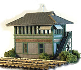 Kansas City Terminal Railway Tower #2 -- Laser-Cut Kit - 2-3/4 x 1-1/4 x 2-1/4"   7 x 3.2 x 5.7cm-1