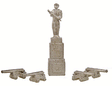 Hero's Park Monument -- With 4 Cannons