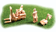 Wooden Cable Reels pkg(6)-1