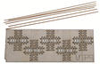M-Trak 30" Gauge (Nn30) Mine Track System - Kit (Laser-Cut Wood, Metal) -- 90-Degree Crossing pkg(5) (Includes 24"  61cm of Rail)