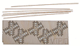 M-Trak 30" Gauge (Nn30) Mine Track System - Kit (Laser-Cut Wood, Metal) -- 30-Degree Crossing pkg(5) (Includes 24"  61cm of Rail)
