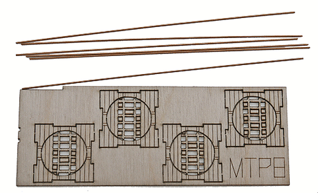 M-Trak 30" Gauge (Nn30) Mine Track System - Kit (Laser-Cut Wood, Metal) -- Turntable pkg(4) (Includes 24"  61cm of Rail)
