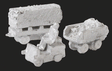 Stone Train - Kit (Cast Metal) -- Mine/Critter Loco, 3 Wagons (Unpainted)