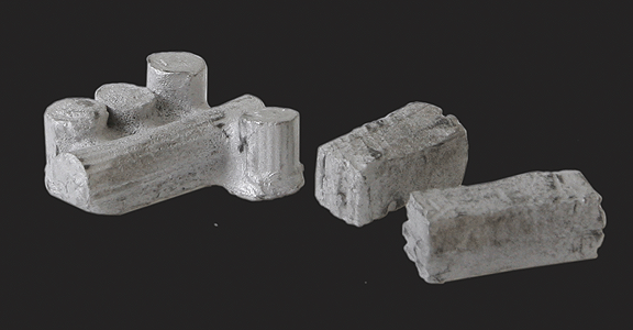 Stone Columns & Block Stacks - Kit (Cast Metal) -- Unpainted pkg(3)