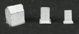 Relay Cabinet/Signal Box - Making A Scene(TM) -- Unpainted Metal Kit - Assortment (1 Each: Small, Medium & Large)