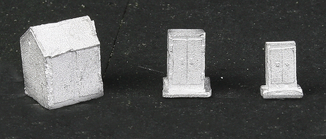 Relay Cabinet/Signal Box - Making A Scene(TM) -- Unpainted Metal Kit - Assortment (1 Each: Small, Medium & Large)