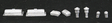 Roof Detail Assortment - Making A Scene(TM) -- Modern (Unpainted Metal Castings)