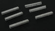 Roof Ductwork - Making A Scene(TM) -- Unpainted Metal Castings - Straight pkg(6)