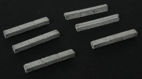 Roof Ductwork - Making A Scene(TM) -- Unpainted Metal Castings - Straight pkg(6)