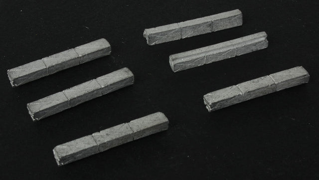 Roof Ductwork - Making A Scene(TM) -- Unpainted Metal Castings - Straight pkg(6)
