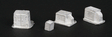 Roof HVAC (Air/Heating Unit) Assortment - Making A Scene(TM) -- 1 Each of 4 Styles