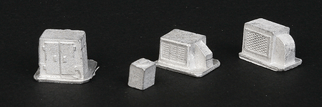 Roof HVAC (Air/Heating Unit) Assortment - Making A Scene(TM) -- 1 Each of 4 Styles
