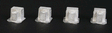 Roof HVAC (Air/Heating Unit) - Making A Scene(TM) -- Style 3 (Unpainted Metal Castings) pkg(4)