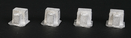 Roof HVAC (Air/Heating Unit) - Making A Scene(TM) -- Style 3 (Unpainted Metal Castings) pkg(4)