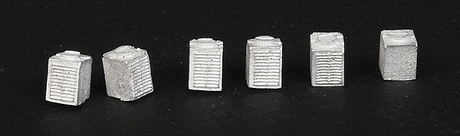 Roof HVAC (Air/Heating Unit) - Making A Scene(TM) -- Small (Unpainted Metal Castings) pkg(6)