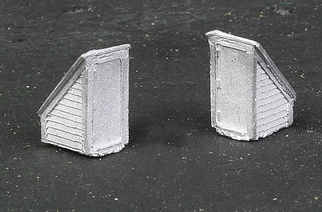 Rooftop Stairway Access Door - Making A Scene(TM) -- Unpainted Metal Castings pkg(2)