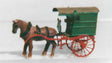 Buggy Horses with Harness -- Unpainted Metal Castings pkg(4)