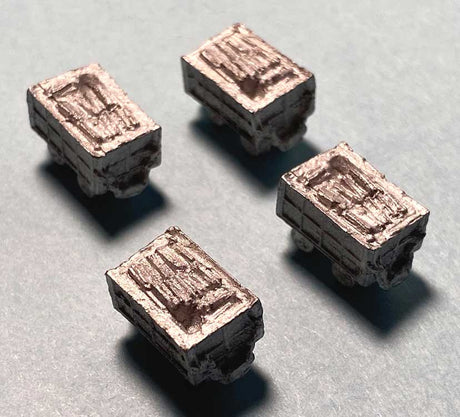 Tile Wagons - Cast-Metal Kit -- pkg(4)-2