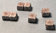 Brick Stack Assortment - Kit -- 5 Cast-Metal Single and Double-Brick Stacks-1