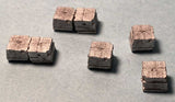 Brick Stack Assortment - Kit -- 5 Cast-Metal Single and Double-Brick Stacks-1