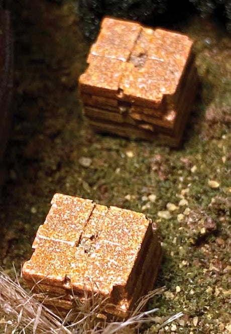 Brick Stack Assortment - Kit -- 5 Cast-Metal Single and Double-Brick Stacks-2