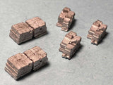 Block Stack Assortment - Kit -- 5 Cast-Metal Single and Double-Block Stacks-2