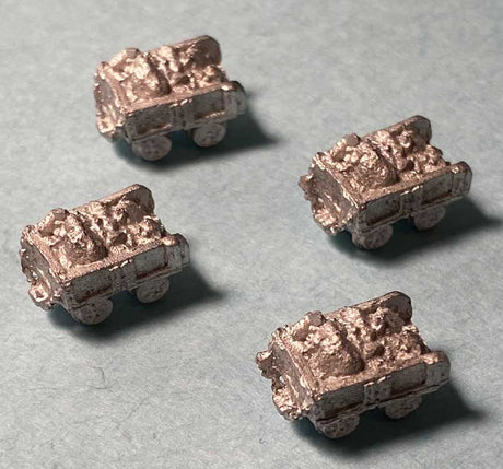 Clay Tip Carts - Cast-Metal Kit -- pkg(4)-2