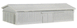 Nansen Street Models - Division of N Scale Architect -- Modern Barn - 3-5/16 x 1-5/16 x 3/4"  8.2 x 3.2 x 1.8cm