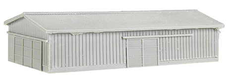 Nansen Street Models - Division of N Scale Architect -- Modern Barn - 3-5/16 x 1-5/16 x 3/4"  8.2 x 3.2 x 1.8cm