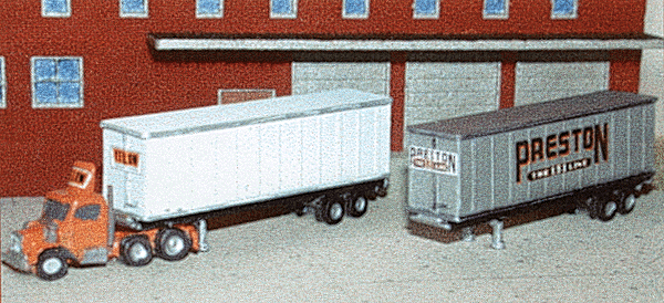 Nansen Street Models - Division of N Scale Architect -- 40' Trailer/Containers (5 Different Decals) pkg(5)