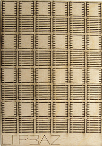 Nansen Street Models Laser-Cut Self Stick Details -- Tie Bundles with Separator Webs pkg(12)