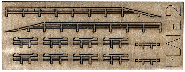 EaZyKit Series - Freight Loading Dock -- Kit - 4 x 5/8 x 1/4"  10.2 x 1.6 x .6cm