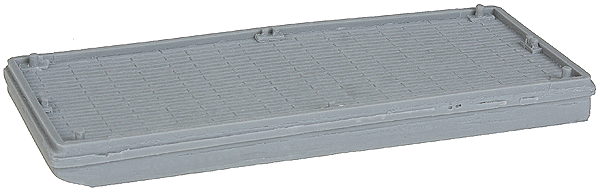 Flat-Deck Barge - Kit (Resin) -- 4-1/2 x 1-3/4 x 1/4"  11.4 x 4.5 x .6cm