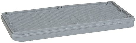Flat-Deck Barge - Kit (Resin) -- 4-1/2 x 1-3/4 x 1/4"  11.4 x 4.5 x .6cm