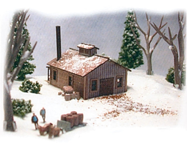 Maple Sugar House -- Kit - 2-1/4 x 1-1/4 x 1"  5.7 x 3.2 x 2.5cm