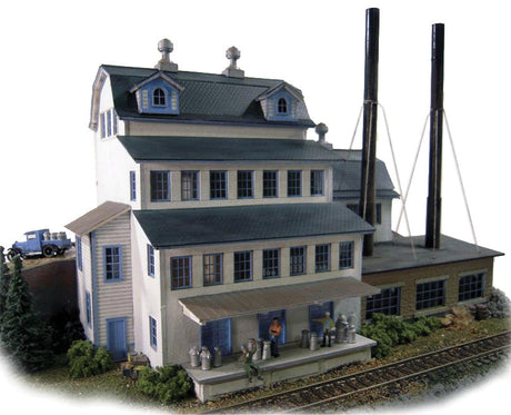 Sheffield Farms Creamery -- Laser-Cut Wood Kit - 11-1/2 x 7-1/2 x 7-1/2"  29.2 x 19.1 x 19.1cm-2