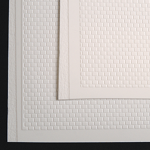 Model Builder's Supply Line Styrene Sheets pkg(2) .020 x 11 x 14" -- Slate Roofing